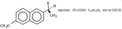Naproxen - structure.jpg Structural Formula - Naproxen structure